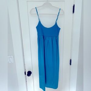 Zara blue strappy summer dress.